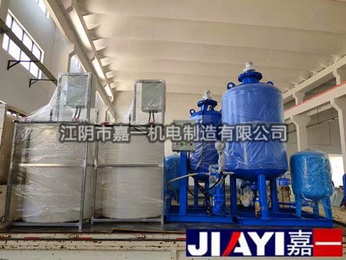 鹽城客戶預定的定壓補水裝置+全自動加藥裝置發貨啦！